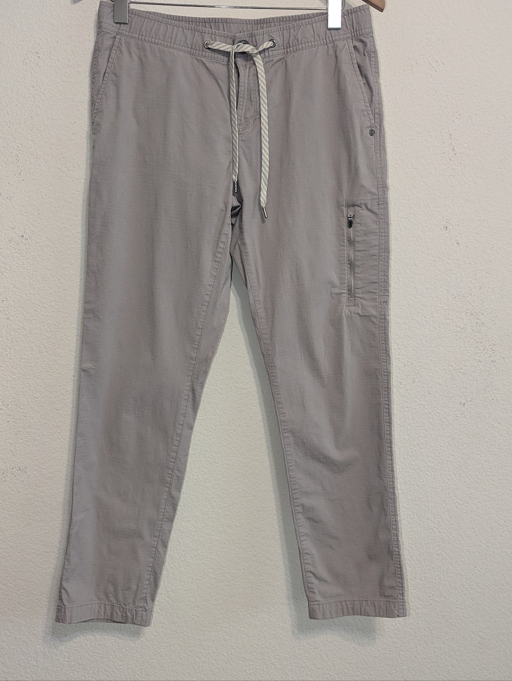 Vuori Ripstop Pant Women’s Medium Gray Organic Cotton Mid Rise Drawstring Hiking